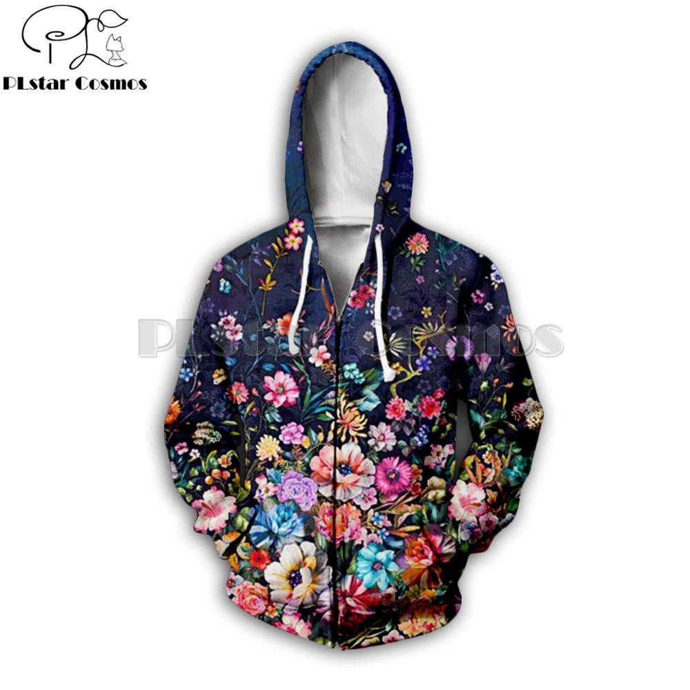 Streetwear Brand With Flowers - PLstar Cosmos marca costume fiore cerniera