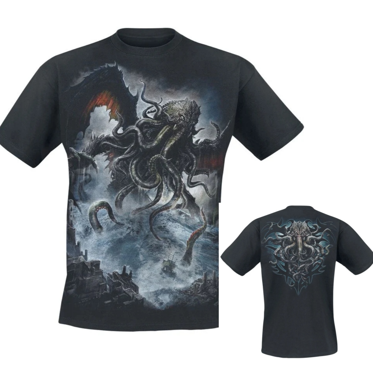 T-shirt Cthulhu Dark Gothic Sp - Gothic Streetwear Brand recensione e prezzo