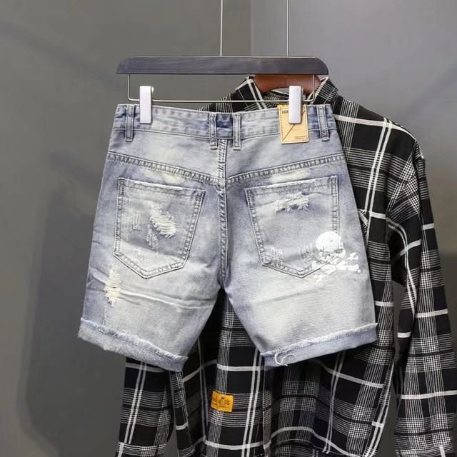 Jeans corti strappati elastici - Streetwear Brand Pants recensione e prezzo